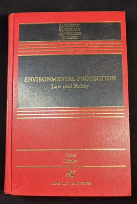 Environmental Protection law and Policy third edition