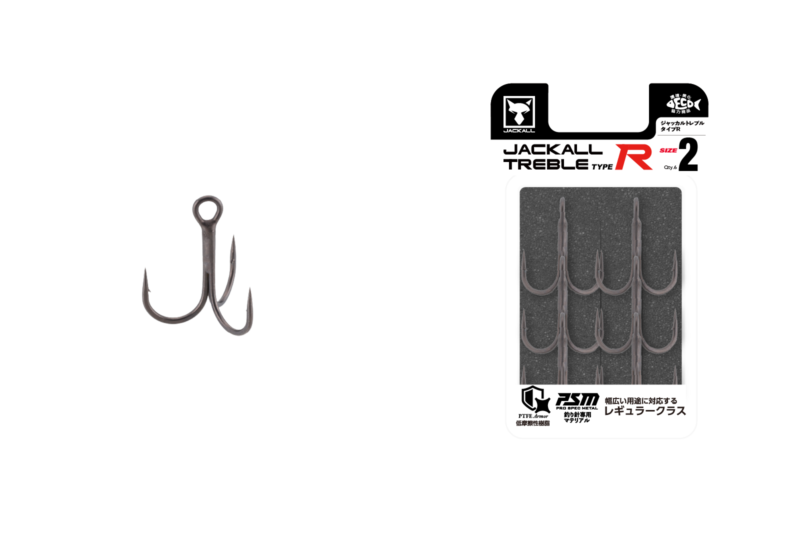 * JACKALL JACKALL TREBLE Type:R, TREBLE Hooks, Size Variation