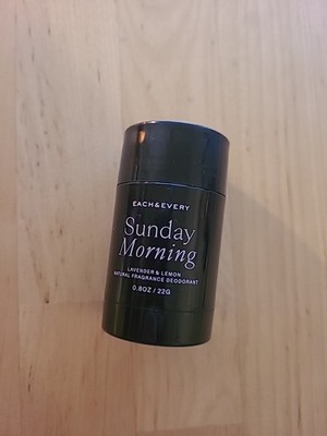 EACH & EVERY Sunday Morning Lavender Lemon Natural Deodorant Mini Travel Size
