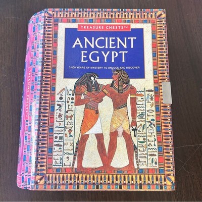 Vintage RARE Treasure Chests Ancient Egypt Start Exploring interactive book kit