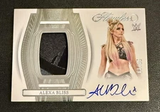 2024 Panini Flawless WWE ALEXA BLISS SILVER Patch AUTO #d /25
