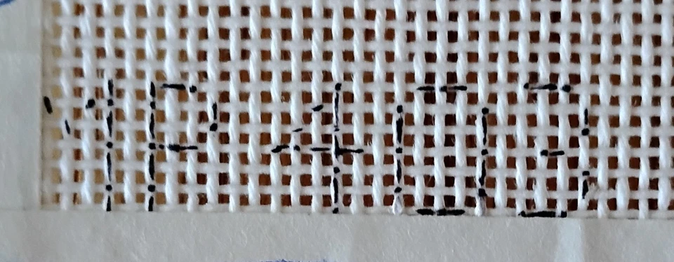 Hand-painted New York City Police Officer needlepoint canvas, MP 403 - Image 4 of 4