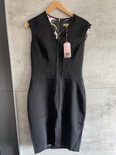 Image of Ted Baker Black Dress Size 2 UK 10