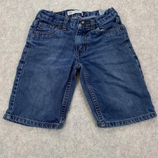 Levi's 505 Regular Denim Bermuda Shorts Kids 7 REG 22x8 Blue Adjustable
