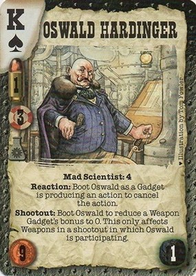 Oswald Hardinger - Pine Box Edition - Doomtown CCG