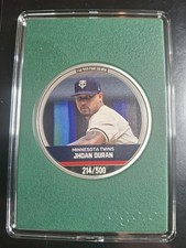 Jhoan Duran Agoro 1oz Silver Coin 214/500 Twins MLB Elite Closer Rare
