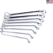 8-Pc SAE Box Wrench Set - Precision Machined for Access & Torque Reliability