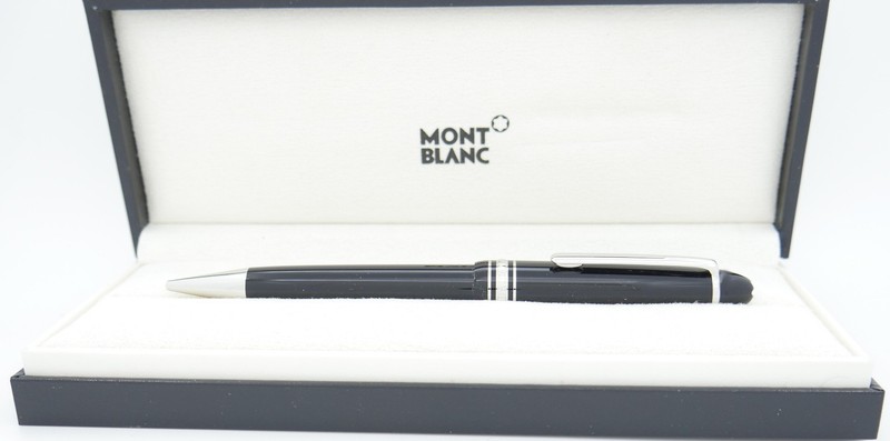 Montblanc 167 Legrand Black & Platinum 0.9mm Pencil - New In Box