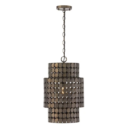 Capital Lighting Eliana 1 Light Pendant, Dark Brass - 354111DR - Picture 1 of 1