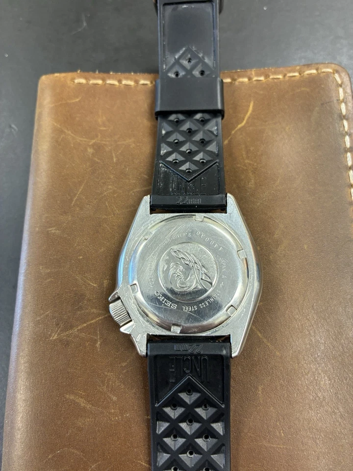 精工潜水员 150 米 7002 - 7001 日本制造 1994 年原装服务 — 第 2/4 张图片