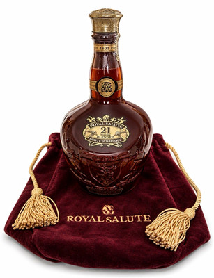 Royal Salute 21 Jahre Blended Scotch Whisky 700 ml 40% vol. Flasche Samtbeutel