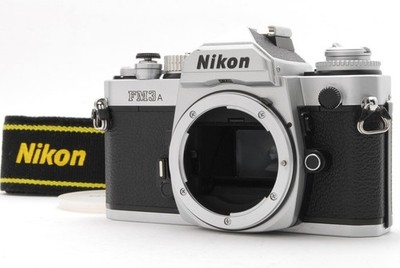 [Top MINT w/Strap] Nikon FM3A Silver 35mm SLR Film Camera Body From JAPAN