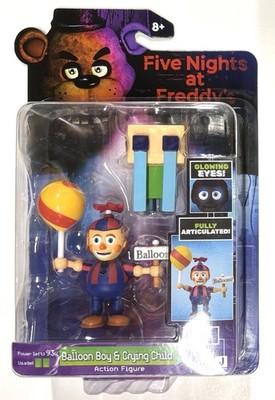 Five Nights at Freddy's FNAF Balloon Boy and Crying Child Figure New In Hand