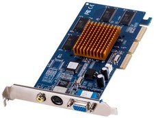 Manli NVIDIA GeForce2 MX400 64MB AGP Graphics Card, VGA S-Video Composite