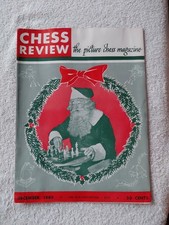 Chess Review Magazine Santa Claus Playing Chess -December 1949
