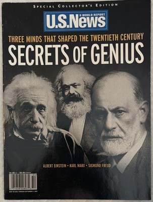 US News Secrets of Genius Einstein Marx Freud Collector Edition 2003