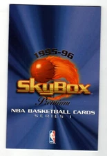 1995-96 Skybox Premium uncut Series 1 promo cards sheet