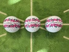 Taylormade TP5x Pix Azalea Stripe Masters  3 Golf Balls one sleeve