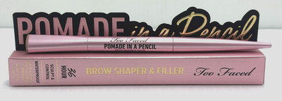 NEW in Box TOO FACED POMADE IN A PENCIL Waterproof Brow Shaper & Filler - TAUPE