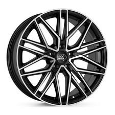 1x 1000 MIGLIA MM1023 black polished 8.0Jx18 5x112 ET30