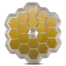 2 oz Space Telescope Silver Stacker (New)