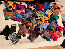 RARE Original 1997-1998 Liquid Blue Grateful Dead Bean Bear Collection