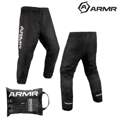 ARMR Dryguard Allwetter wasserdichte Motorrad Überhose Bike Hi Vis schwarz