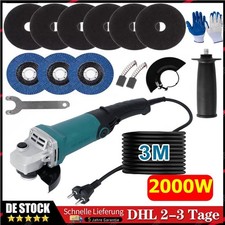 3m Kabel | Flex - Winkelschleifer 2000W 125mm Scheibe, 2000 Watt / 220-240V