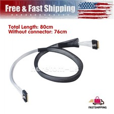 24G Internal SlimSAS SFF-8654 to SFF-8654 8i 74PIN Cable SAS 4.0 80CM