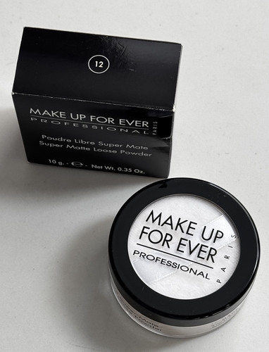 Make Up For Ever Super Matte Loose Powder 0.35oz SHADE #12 BNIB Sealed - Picture 1 of 7