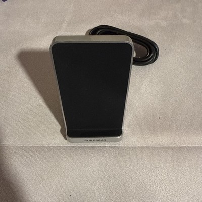 PureGear 7.5/10W 2-Coil Fast Wireless Charging Stand for Qi Devices - Black