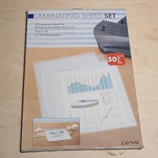 A4 Laminating Sheets Set Paper Lervia 35/50 Sheets Left