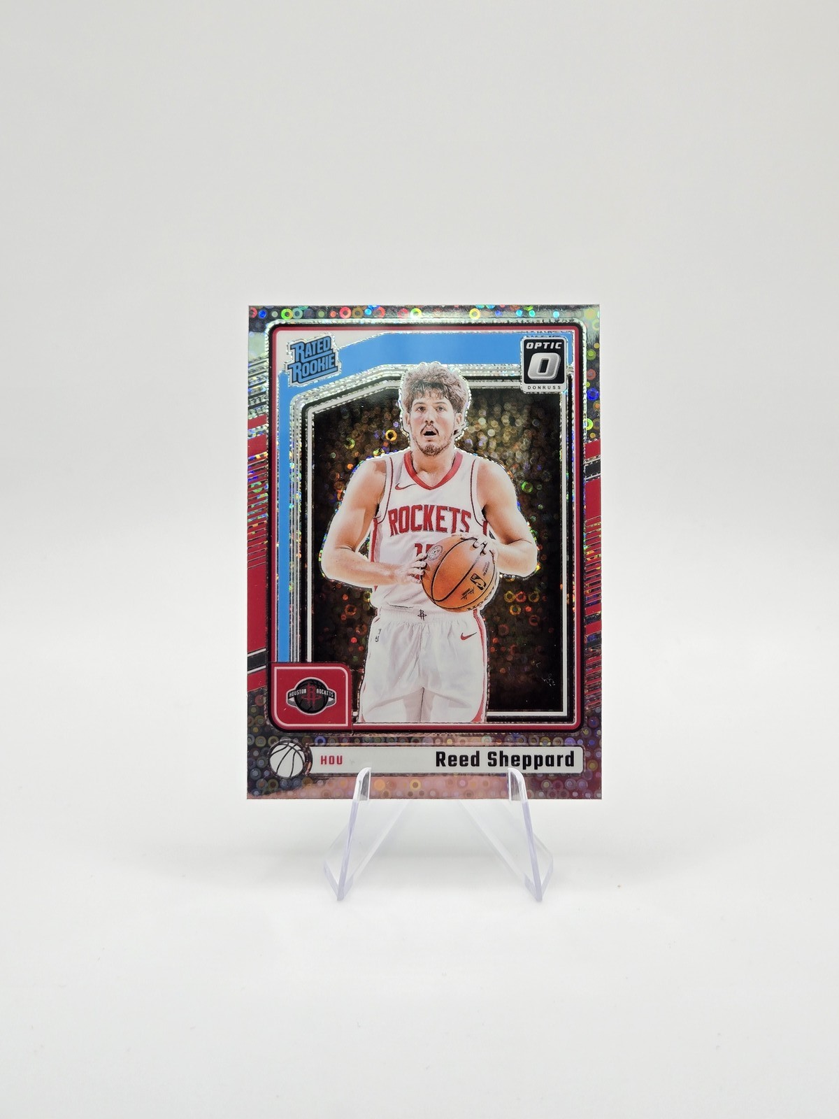 2024-25 Donruss Optic #255 Reed Sheppard Fast Break Holo