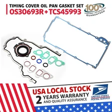 Timing Cover Oil Pan Gasket Fits Cadillac Escalade Chevrolet Chevrolet 6.0L 5.3L