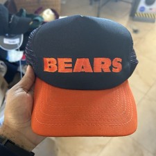 Vintage Bears SnapBack New Era Dupont Visor Trucker Hat Made In USA One Size