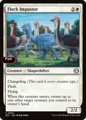 Foil Flock Impostor - 16 - NM - Lorwyn Eclipsed