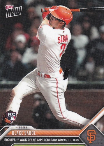 2023 Topps Now 184 Blake Sabol