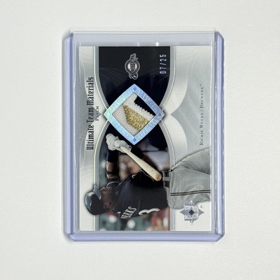 2007 Upper Deck Ultimate Collection Game-used Patch Rickie Weeks Brewers /25