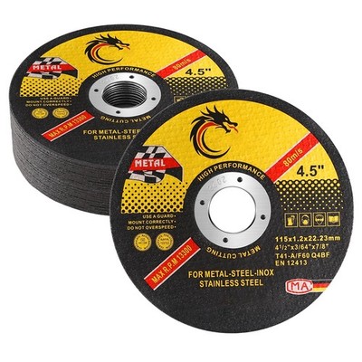 4 1/2 Cut Off Wheel Angle Grinder Cutting Disc for Metal & Stainless Steel, M...