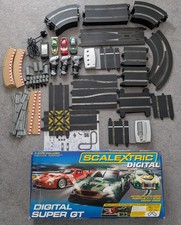Scalextric Digital Track & Car Set (Aston Martin, Porsche, Dodge) + Lap Counter