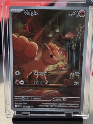 Vulpix 138/132 Me01 Mega Evolution Illustration Rare Holo Full Art English 2025