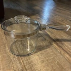 Pyrex Flameware 6283-L Glass Pot Double Boiler Lower Replacement Pot w/Lid 1.5qt