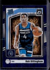 2024-25 Donruss Optic Rob Dillingham Purple Shock Prizm RC Rated Rookie #259