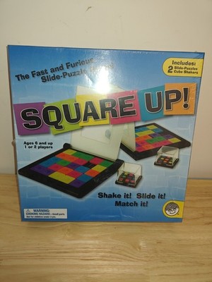 New & Sealed! Square Up! Slide Puzzle Game MindWare Replicate the Cube