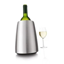 Vacu Vin 3649360 Active Wine Cooler Elegant  Stainless Steel - Gift Box