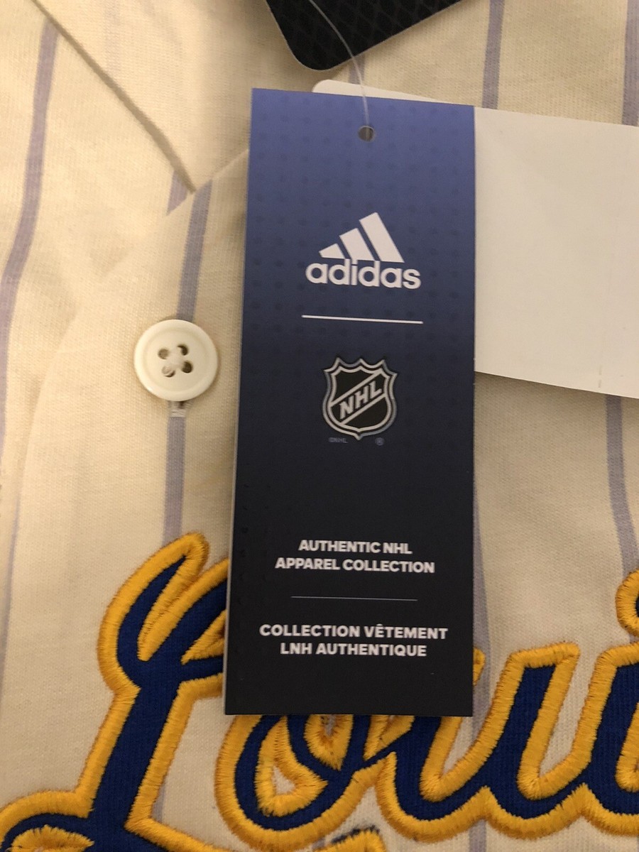 Adidas NHL St Louis Blues Baseball Jersey Men's Size L