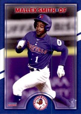 2022 Buffalo Bisons Choice #11 Mallex Smith Tallahassee Florida FL Baseball Card