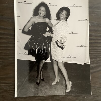 VTG 1989 TONY ORLANDO AND TELMA HOPKINS 7 X 9  Celebrity Photo by JOHN PASCHAL