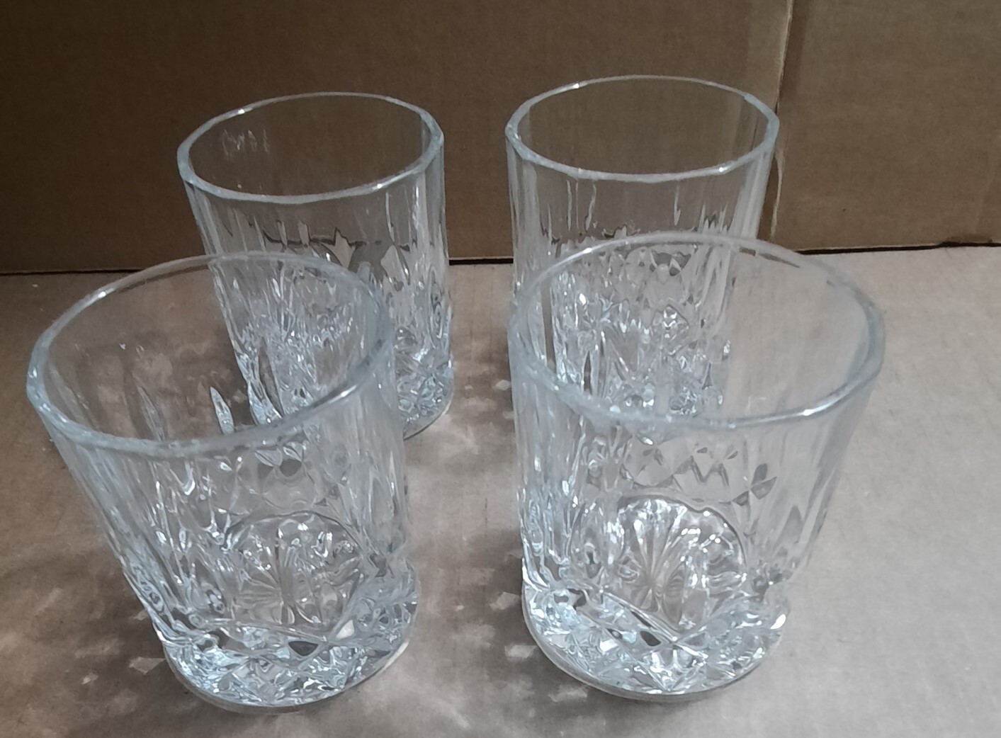 Glasses Whiskey Kanars Ultra Clarity Crystal Glasses x4 NIB eBay