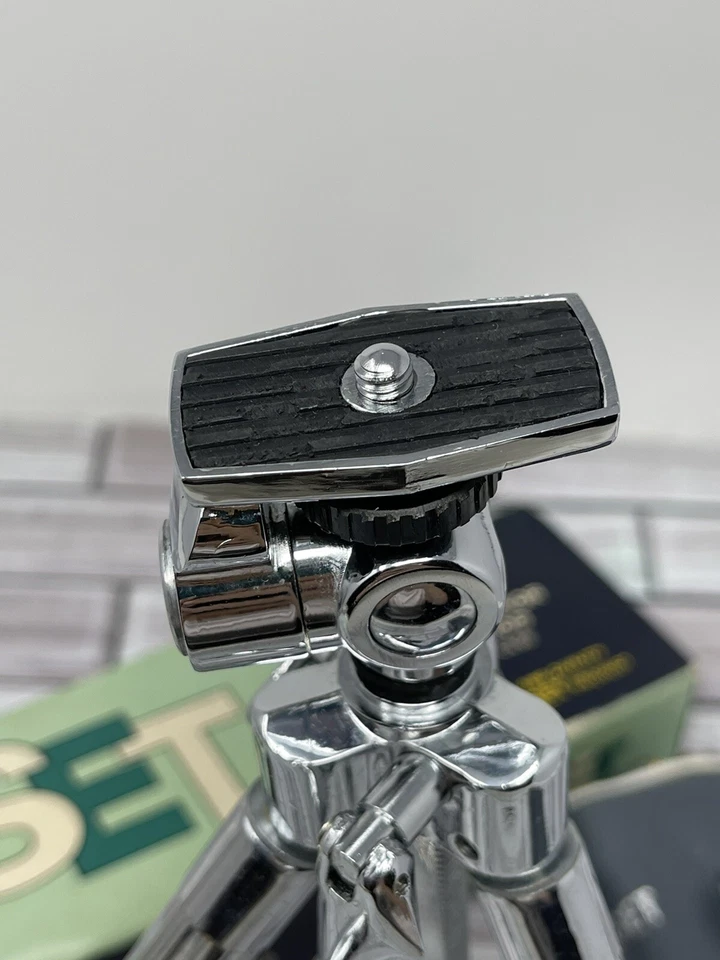 Vintage Sunset 8 Section Elevator Tripod with Case & Original Box *read - Image 3 of 4